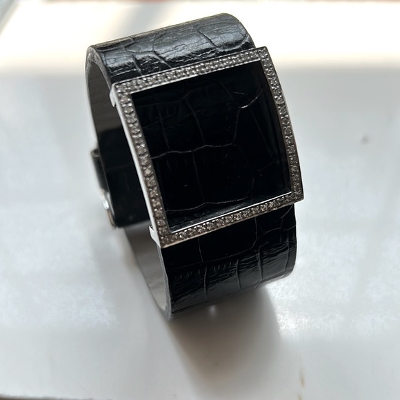 EXTREMELY RARE AARON BASHA 14k gold and diamond bracelet. - Picture 1 of 9